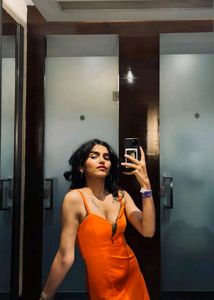 Orange Mini Dress