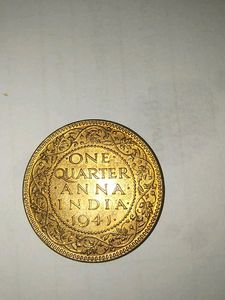 One Quarter Anna 1941
