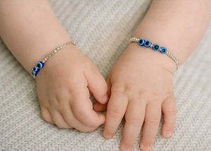 Silver-plated Evil eye Bracelets for Baby