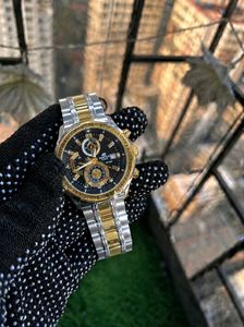 Men's Two-Tone Chronograph Watch