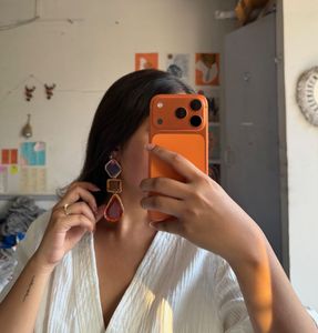 Unique Gemstone Drop Earrings