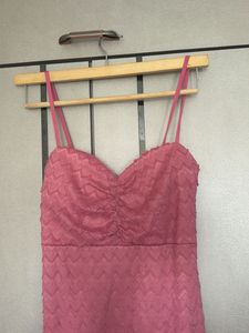 Pink Midi Slip Dress