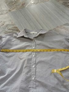 Striped Button-Up Blouse