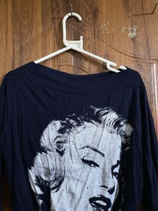 Marilyn Monroe Graphic Print Top