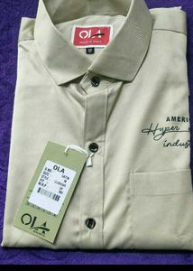 Stylish Men's Beige Shirt