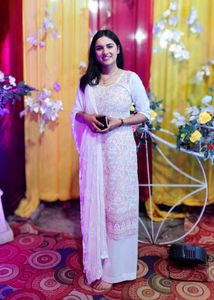 cotton embroided sequence kuti