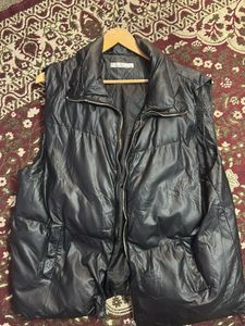 Mango Black Puffer Vest