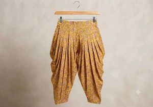 Yellow Floral patiala salwar