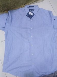 The Bear House Slim Fit Blue Check Shirt