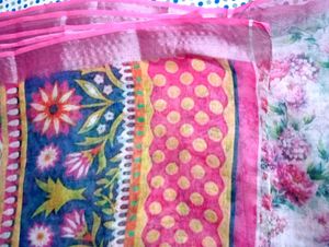 Beautiful Floral Print Saree