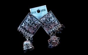 Ethnic Afghan Women Oxidised Earings