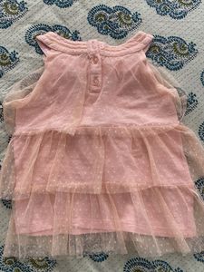 Adorable Pink Tulle Top 3-4yrs
