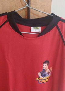 New Men's Half Sleeves Polyester Tshirt Size M