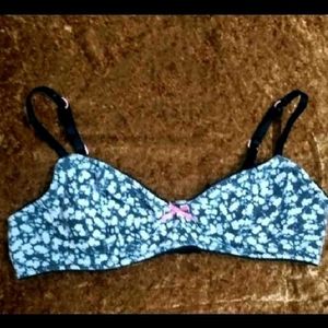 Floral Print Bra