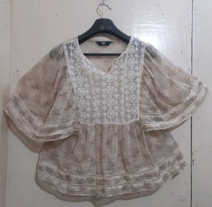 CUTESY CAPE TOP FOR WOMEN
