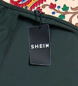 SHEIN One Shoulder ruffle sleeve Ruched bodycon Dr