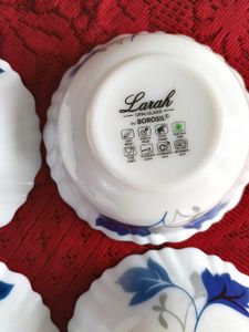 Set of 4 Larah By Borosil Opal Glass Bowls