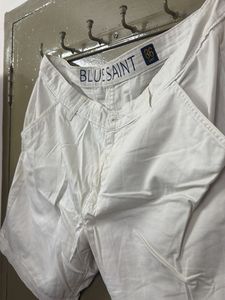 Blue Saint Men's White Shorts
