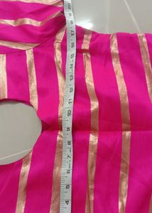 Stunning Pink Striped Gowen