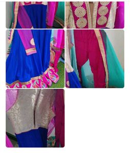 Elegant Anarkali Kurta Set with Dupatta+pajami