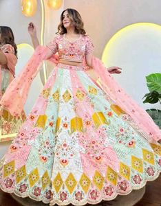Stunning Embroidered Lehenga Choli Set