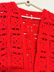 Red Crochet Vest ❤️