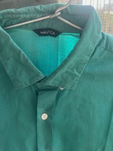 Nautica Green Button Down Shirt