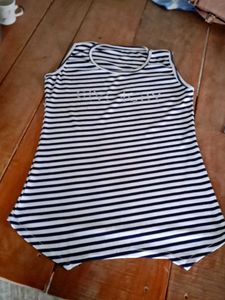 Striped Sleeveless Top