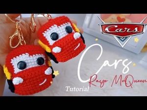 Cute Crochet Cars Keychain Set And Tulip Bouquet