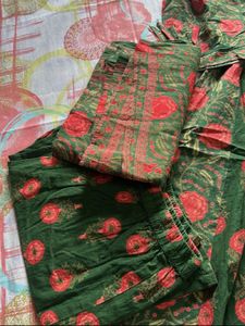 🧚‍♀️Elegant Floral Kurta Set with Dupatta