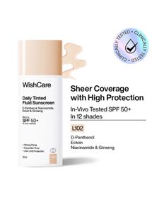 WishCare Daily Tinted Fluid Sunscreen SPF 50+