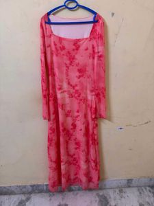 Savana Pink Floral Print Dress