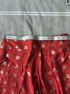 Stunning Red Ethnic skirt