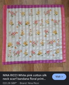 Nina Ricci Silk Scarf