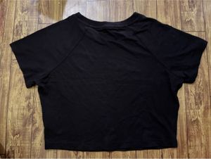 Bonkers Black Cropped tee