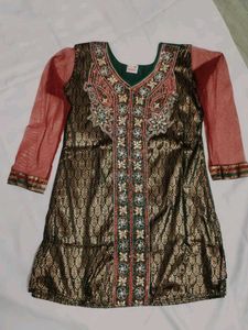 Embroidered Kurta Set with Dupatta