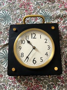 Vintage Style Square Alarm Clock