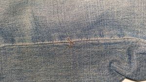 acid wash blue jeans