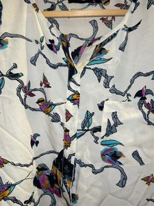 Hip Length Floral Printed Top