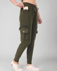 Women Military Green Cargo Pants
