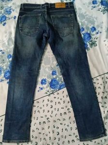 Men's Blue Wash Denim Jeans