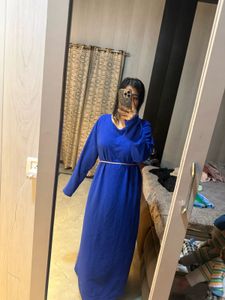 Vibrant Blue Ethnic dress🌻
