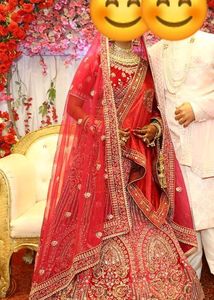Full Jaari Work Designer Bridal Lahenga