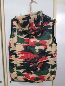 Camouflage Padded Vest jacket