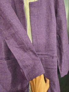 Purple Long Coat 🍇