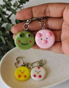Kawaii Animal Keychains 🐸🐷🐥