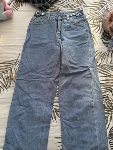 Wide Leg Denim Jeans