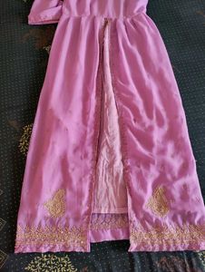 Beautiful Lavender Kurta with handwork embroidery