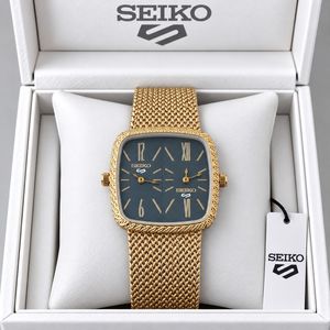 Seiko Square Green Dial Watch