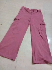 Pink Cargo Pants